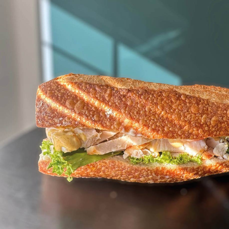 Frisksmurt sandwich fra Bilka Quick-food i Hillerød