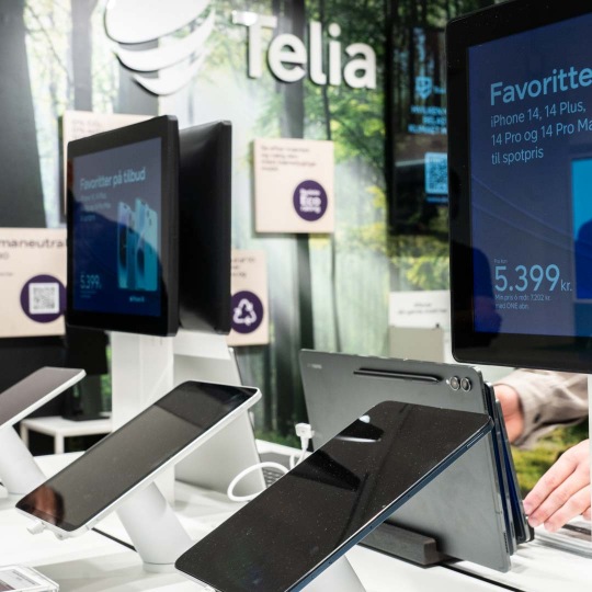 Tablets i Norlys i SlotsArkaderne
